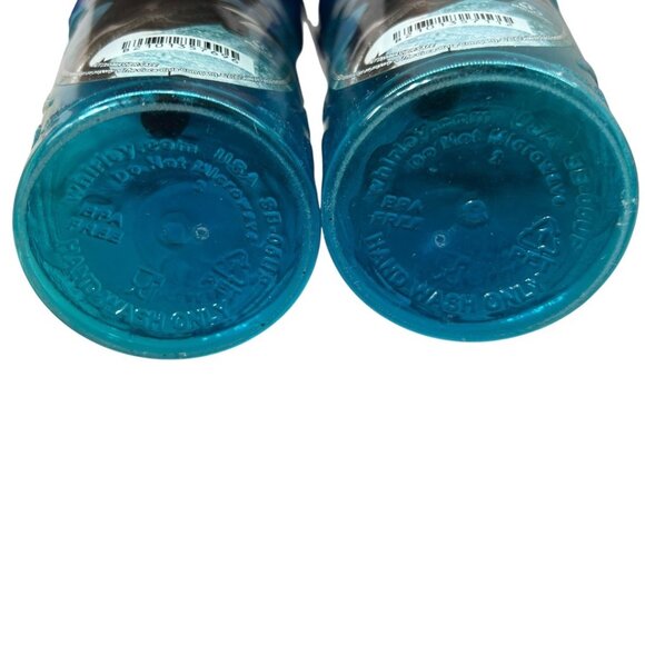 Set Of 2 SeaWorld Shamu‎ Orca Whale Souvenir Cups w/ Straw & handle BPA-Free - Picture 5 of 5